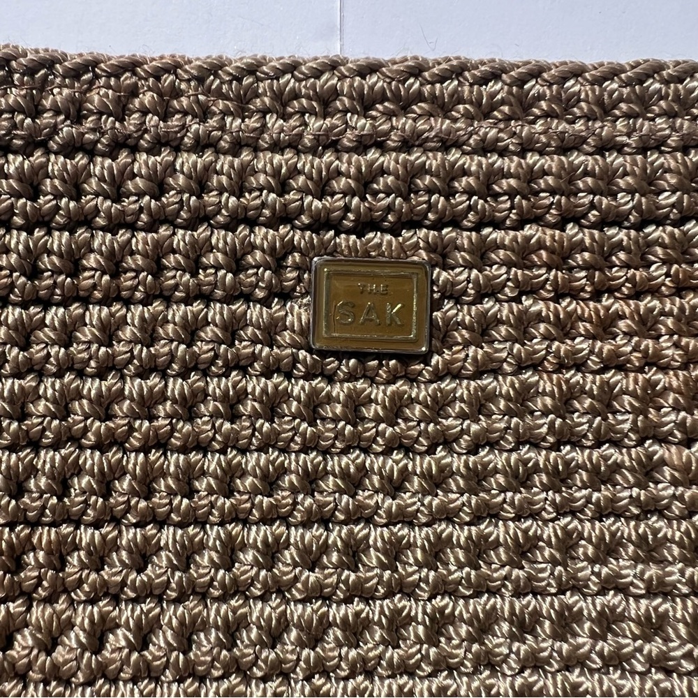 Chic Tan Woven Shoulder Bag by The Sak - Picture 3 of 8